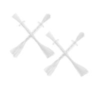 Sewroro Lot de 4 Mèches en Fibre de Verre pour Lampe à Huile Tube en Verre Transparent Mèche de Rechange pour Lampe Pétrole et Torche Tiki Usage Extérieur et Cérémonies