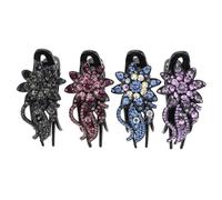 Sewroro Lot de 4 Pinces à Cheveux Canard, Antidérapantes Sans Abîmer Cheveux, pour Queue de Cheval et Usage Quotidien