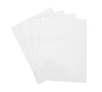 Sewroro Lot de 4 Plaques Alu Blanches Brillantes en Aluminium 1,0 Mm 40 X 30 Cm pour Sublimation Transfert Thermique, Panneaux Vierges Résistants aux Intempéries, Signalétique