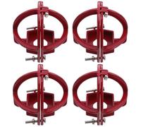 Sewroro Lot de 4 Protections Inamovibles pour Tête de Sprinkler Couvre-Têtes Anti-Collision pour Plafond Protection Résistante Adaptée aux Installations Résidentielles et Commerciales