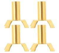 Sewroro Lot de 4 Supports de Mèche en Alliage de Zinc pour Lampe à Huile Bouddhiste Accessoires pour Lampe à Beurre Adaptés aux Lieux de Culte et Décoration Intérieure