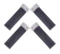 Sewroro Lot de 4 Têtes de Lime à Pied Électronique Rouleaux de Pédicure en Matériaux Solide Tête de Rechange pour Éliminer Efficacement les Peaux Mortes et Callosités Usage