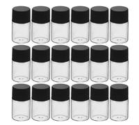 Sewroro Lot de 40 FلاCons D’Échantillons en Verre Transparent 5 Ml D’Huile Bouchon Blanc et Joint Interne Étanche FلاCons Rechargeables pour Parfums et Voyages