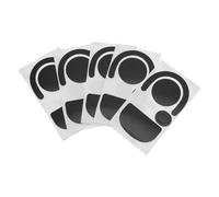 Sewroro Lot de 5 Patins Autocollants pour Souris 3ème et 4ème Génération, Antidérapants et Résistants à L’usure, Épaisseur 0,7 Mm, Noir, pour Jeux et Bureautique, Remplacement