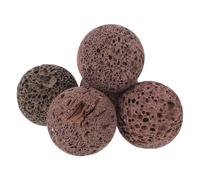 Sewroro Lot de 5 Pierres Volcaniques pour Sauna Traditionnel - Pierres Chauffantes Naturelles en Minéraux Volcaniques 5 Cm, Adaptées pour Sauna Vapeur Intérieur et Extérieur,