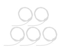 Sewroro Lot de 5 Tubes D'extension en Plastique 2 Mètres pour Buse de Pulvérisation Mousse Expansive, Tuyaux de Rechange Réglables pour Spray Mousse, Accessoires pour Remplissage Précis