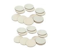 Sewroro Lot De 50 Bases Vierges En Pour Projets Artisanaux Pour Noël Mariage Ornements Polyvalents - Tranches Peinture Art Artisanat Décoration Créative