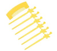 Sewroro Lot de 7 Petites Pinces à Cheveux Japonaises en Métal Léger, Épingles à Cheveux Traditionnelles pour Kimono et Yukata, Accessoires Coiffure Asiatiques pour Festivals et Cosplay,