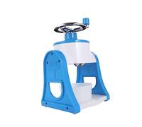 Sewroro Machine à Glace Pilée Manuelle Compacte PP Facile à Nettoyer pour Cocktails Smoothies et Boissons Glacées Dété Mini Broyeur Portatif Bleu