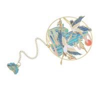 Sewroro Marque-page Vintage Laiton avec Pendentif Artistique Décoration Élégante pour Lecture pour Amateurs Étudiants
