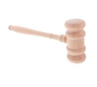Sewroro Marteau de Juge Durable pour Salle Daudience Stable pour Juges Contextes et Criminels Outil Judiciaire et