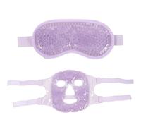 Sewroro Masque Yeux en Gel Réutilisable Coussin Froid Visage Soulage Fatigue Oculaire Réduit Poches Masque Rafraîchissant Confort Voyage Sommeil Couleur Aléatoire Couleur Aléatoire