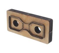 Sewroro Matrice de Découpe Acier pour Cuir Outil Robuste avec Base Épaisse Moule à Découper pour Sangles et Ceintures DIY Coupe Précise pour Artisanat Cuir