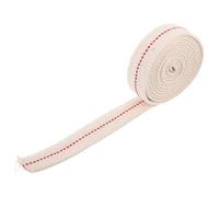 Sewroro Mèches pour Lampes à Pétrole en Coton 100% Pur Largeur 25 CM Longueur 3 Mètres Mèche Plate pour Brûleur à Kérosène Accessoire D’Éclairage Polyvalent pour Lampes à Huile et