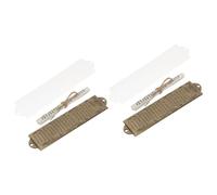 Sewroro Mezouza en Métal Rétro 132 MM Lot de 2 Sets de Pièces Écriture Hébraïque Décoration Religieuse pour Porte Juive Ornement Symbolique pour Maison et Bureau