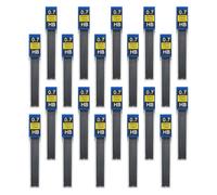 Sewroro Mines de Crayon 0,7 Mm Hb Recharges Effaçables 12 Pièces par Boîte, Mines en Résine Lisse Incassables Compatibles Porte-mines pour Dessin, Écriture et Fournitures Scolaires