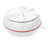 Sewroro Mini Machine à Laver Portable Usb Fonction Turbine, Laveuse Compacte En Abs Pour Lingerie Et Chaussettes, Voyage Et Appartement, 10w Rechargeable Interrupteur, Usage Mobile