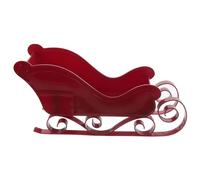 Sewroro Mini Traîneau Décoratif en Plastique Décoration De Noël Pendentif À Suspendre pour Sapin De Noël 28 X 12 X 11 Cm