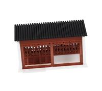 Sewroro Miniature Bâtiment Ancien Chinois Décoratif Modèle Traditionnelle pour Bonsaï Micro-Paysage Aquarium Accessoire DIY Compact et Résistant