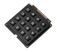 Sewroro Module Clavier Matriciel à Membrane Tactile pour Microcontrôleur Compact et Facile à Installer Clavier Externe pour Saisie Sensible et Confortable