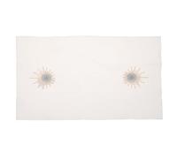 Sewroro Nappe D'autel en Lin Blanc Brodée pour Cérémonie Religieuse, Linge Sacramentel pour Communion et Messe, Tissu Liturgique Corporel, Nappe Blanche pour Église, Entretien Facile,