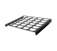 Sewroro Organisateur Capsules Café Acrylique Cases Noir Support Multifonctionnel pour Capsules et Sachets Rangement Compact pour Cuisine et Bureau
