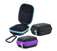 Sewroro Organisateur de Voyage pour Huiles Essentielles 6 Flacons 5 ML Roll-on Pochette Rigide EVA Étui Portable pour Rangement Sécurisé et Transport Facile des Flacons en Verre