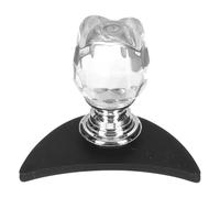 Sewroro Outil pour Fard à Paupières Silicone Compact Tampon de Rose Cristal Accessoire de Maquillage pour Application Rapide de Fard à Paupières Poudre et pour Voyage