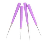 Sewroro Outils De Perçage Manuel pour Fabrication De Bijoux 4 Pièces Plastiques Kit DIY Débutants Perles Agrandissement Trous Travaux Manuels Créations Artisanat