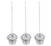 Sewroro Panier de Nettoyage en Acier Inoxydable Bijoux Mini 3 Pièces | Maille Fine, Style Boule à Thé, pour Nettoyage Ultrasonique et Vapeur, Organise Petits Accessoires