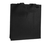 Sewroro Paquet à Provisions en Feutre Noir 35X30X10 CM Cabas Réutilisable Écologique pour Courses et Rangement Alimentaire Poignée Robuste pour Transport Pratique Paquet Shopping