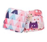 Sewroro Paquet à Serviettes Hygiéniques Portable 2pcs en Polyester et Rangement Pratique Fermeture Éclair, Pochette Extérieure pour Protection des Tampons Menstruels