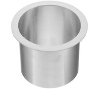 Sewroro Passe-Poubelle Rond en Acier Inoxydable 304 Intégré au Comptoir Goulotte à Déchets Amovible Œillet Métallique Vide-Ordures Cuisine Compact pour Usage Domestique et