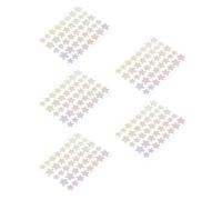Sewroro Patch Acné Hydrocolloïde D'étoile, 5 Feuilles de Stickers Colorés Confortables et Non Irritants pour Soin Rapide des Boutons du Visage
