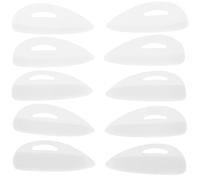Sewroro Patchs Isolants pour Cils en Silicone 10 Paires Coussinets pour Extensions de Cils Accessoires Professionnels pour Institut de Beauté Confortables et Pratiques