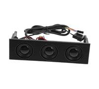 Sewroro Pc Front Panel Speaker Stereo Surround Sound Computer Case Music Speaker for Optical Drive Installation with Crisp Audio Output