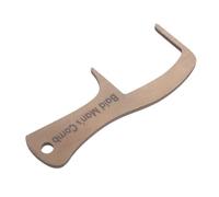 Sewroro Peigne sans Dents en Bois Naturel Fait Main Outil pour Cheveux d'Homme Chauve Présent Saint-Valentin Original Accessoire Anti-Irritation Cuir Chevelu Brosse Coiffante