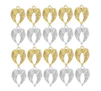 Sewroro Pendentifs Ailes D’ange En Métal 100 Pièces Pour Création Bijoux Diy, Artistes Et Amateurs, Légers Et Solide, Loisirs Créatifs, Présents Fêtes Et Occasions Spéciales