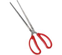 Sewroro Pince à Crabe Multifonction en Acier Inoxydable 38 CM Embouts Antidérapants en Silicone Outil Portable pour Attraper Anguilles Crabes et Poissons en Plein Air Pêche et Camping