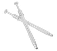 Sewroro Pince à Ongles Métal 12 CM Dégradé Poudré Antidérapante 2 Pièces pour Nail Art Attrape-Bijoux et Accessoires Manucure Outil Polyvalent pour Salon Professionnel