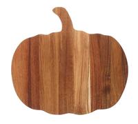 Sewroro Planche à Découper en Bois en Forme de Citrouille, Plateau de Service Créatif pour Halloween, Idéal pour Les Fruits, Les Légumes, La Viande Et Bien Plus