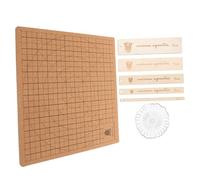 Sewroro Planche de Liège Macramé avec Épingles Outil de Fixation pour Bijoux Noués Accessoire Portable pour Projets de Corde Coton