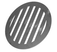 Sewroro Plaque De Foyer en Fer Ronde pour Barbecue Au Charbon De Bois Grille De Feu pour Camping Et Randonnée 145mm