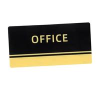 Sewroro Plaque de Porte Acrylique avec Dos Auto Adhésif Plaque de Nom Facile à Installer pour Bureau et Décoration Murale pour Bureau et Maison