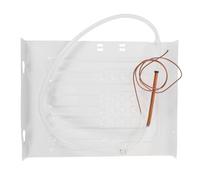 Sewroro Plaque d'Évaporateur de Réfrigérateur en Aluminium 27X21 CM Feuille d'Échangeur de Chaleur Extrudée par Soufflage Accessoire pour Congélateur et Armoire de Conservation au