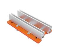 Sewroro Plaque D'insertion pour Table de Défonceuse, Plaque de Positionnement de Précision en Aluminium et Bakélite, Orange, Compatible, pour Menuiserie et Production de Meubles