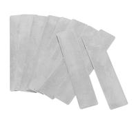 Sewroro Plaques de Soupape pour Compresseur D'air 10 Pcs 10x47 Mm en Acier Inoxydable, Kit D'accessoires pour Compresseurs Portatifs, Régulation Précise du Débit D'air, Compatible Divers