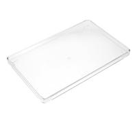 Sewroro Plateau à Serviettes en Acrylique Transparent 1339 X 866 X 098 Pouces Petit Plateau Multifonction pour Accessoires de Salle de Bain Organiseur de Rangement Élégant pour