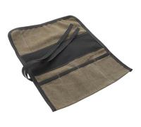 Sewroro Pochette à Outils Enroulable pour Ciseaux à Bois & Gouges - de Rangement en Toile pour Menuisier & Sculpteur - Organisateur d’Outils avec Grilles Multiples pour DIY