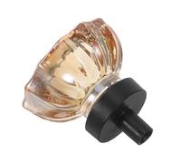 Sewroro Poignée de Meuble en Alliage de Zinc Couleur Dorée Bouton de Tiroir Floral Vintage Finition Mate Noire Petite Taille Cuisine Salle de Bain et Commode Poignée Décorative